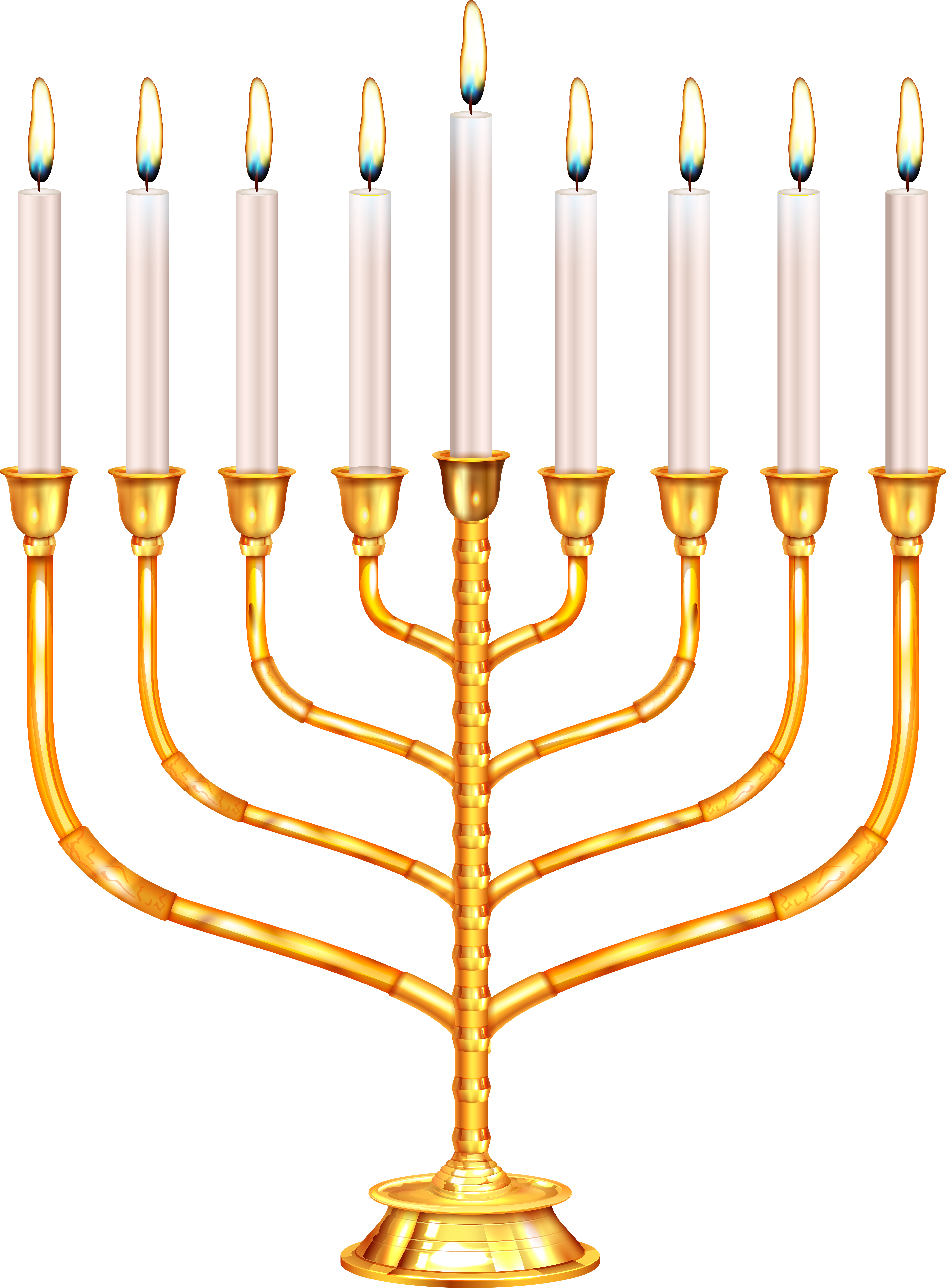 Menorah Png Clip Art - Menorah Verzierung Rundes Keramik Ornament (5898x8000), Png Download