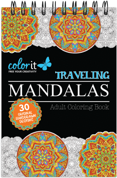 Traveling Mandalas Illustrated By Terbit Basuki - Paper (464x600), Png Download