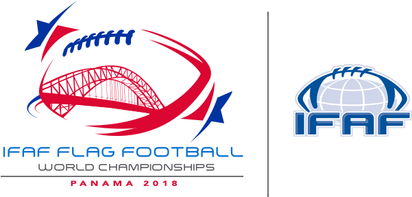 Flag Football Word Cup 2018 Sitio Oficial Del Mundial - Ifaf Flag Football World Championship 2018 (616x298), Png Download