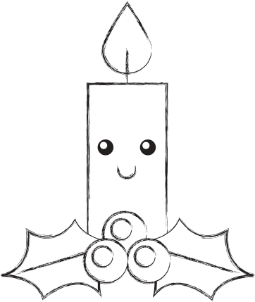 Download Kawaii Christmas Candle Funny Cartoon Celebration - Drawing PNG Image with No Background Download Kawaii Christmas Candle Funny Cartoon Celebration - Drawing PNG Image with No Background
