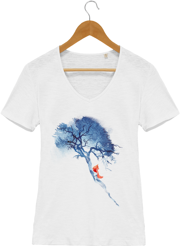 T Shirt V Neck Women Stella Chooses There's No Way - Robert Farkas - Theres No Way Back Canvas (690x850), Png Download