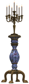 Candle Holders, Old Candlestick, Candles - Candle (453x340), Png Download