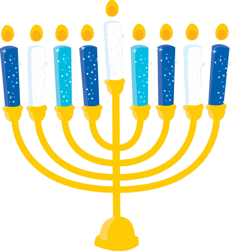 Silhouette At Getdrawings Com - Hanukkah Clip Art Transparent (806x870), Png Download