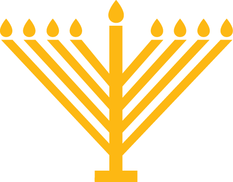 Menorah - Chabad Menorah Png (471x368), Png Download