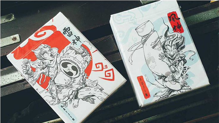 Fujin Playing Cards By Bombmagic (736x828), Png Download