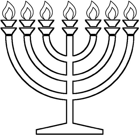 Forum Contest Winners Announced Decorating Contest - Menorah Clip Art (500x647), Png Download