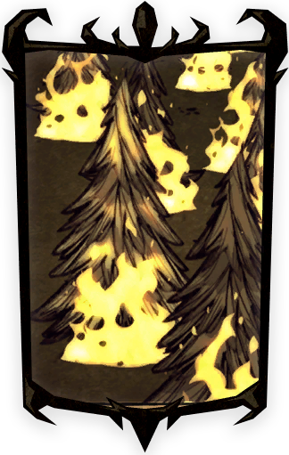 Forest Fire Portrait Background - Don T Starve Gnaw (324x511), Png Download