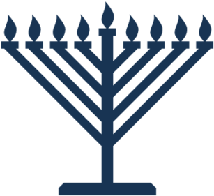 Chanukah In The Park - Menorah (360x360), Png Download