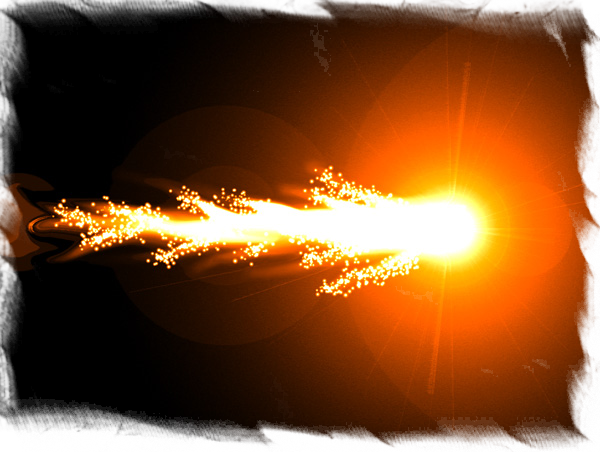 Fireball - Fire Bolt (600x452), Png Download