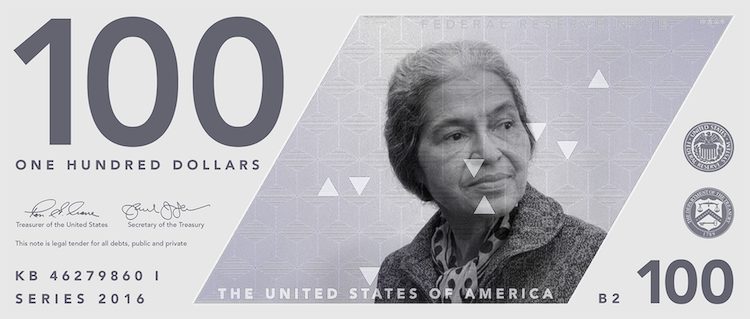 A Redesign Of The American Dollar Bills Featuring Well-known - Gentleman (750x319), Png Download