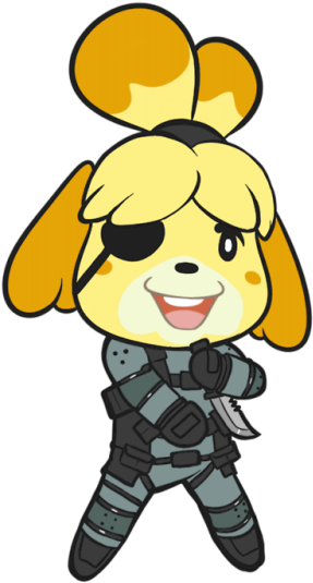 Isabelle, Try To Remember The Basics Of Cqc - Close Quarters Combat (500x611), Png Download