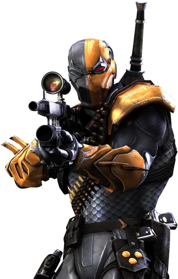 #deathstroke #fan #art - Deathstroke And Deadpool And Deadshot (732x960), Png Download