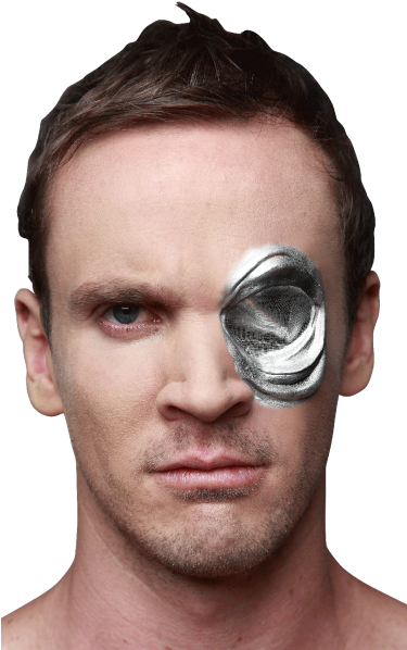 T-1000 Eye Latex Prosthesis (600x600), Png Download