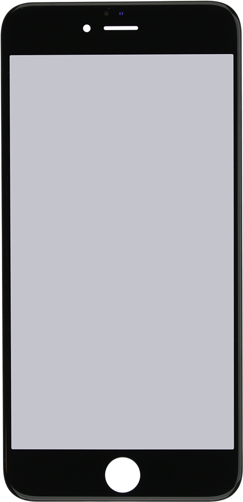 Iphone 6s Plus Black Glass Lens Screen, Frame, Oca - Iphone 7 Iphone Frame (1200x1200), Png Download