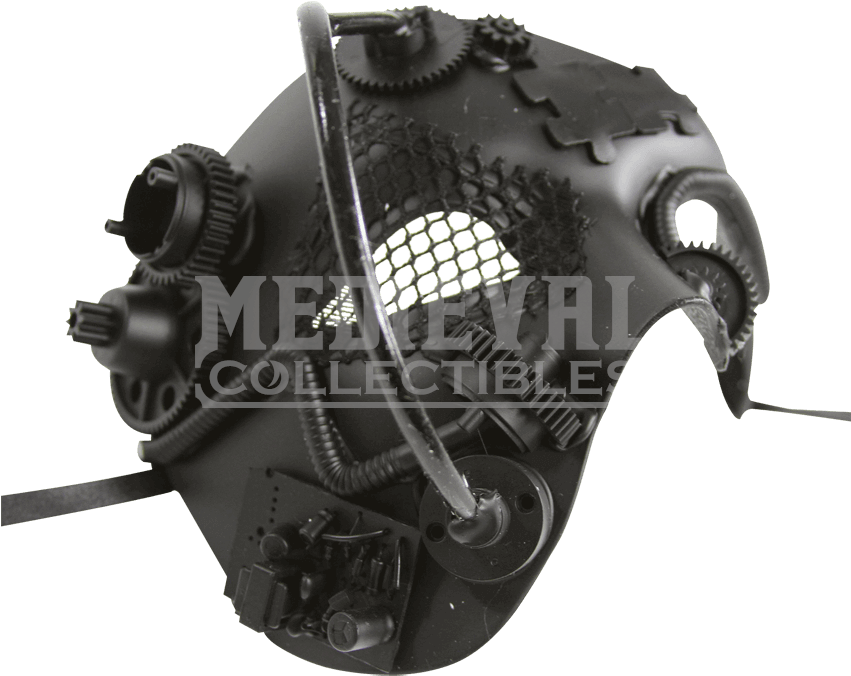 Forbiddenidentity Classic Black Steam Punk Mask With (850x850), Png Download
