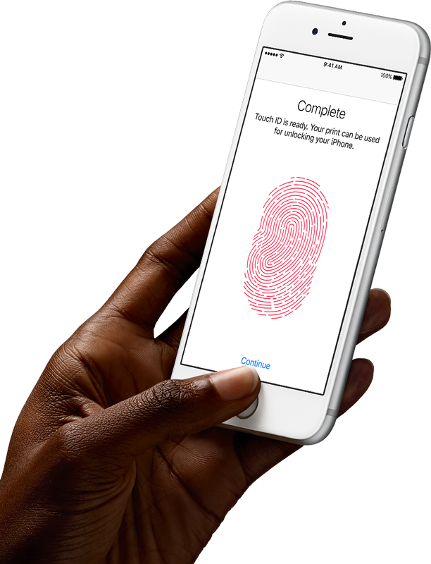 Touch Id Lets You Unlock Your Phone And Make Secure - Iphone 6 Rose Gold Nz (612x800), Png Download