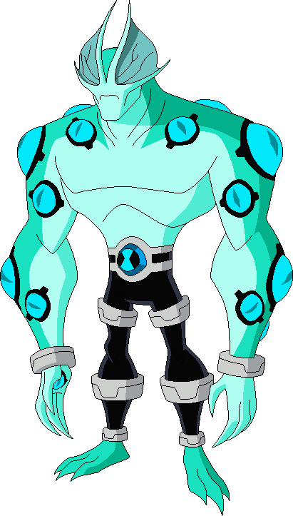 Negative Eye Guy - Ben 10 Ear Alien (411x723), Png Download
