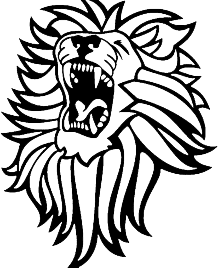 Lioness Roar Png Hd - Roaring Lion Clip Art (1024x1024), Png Download