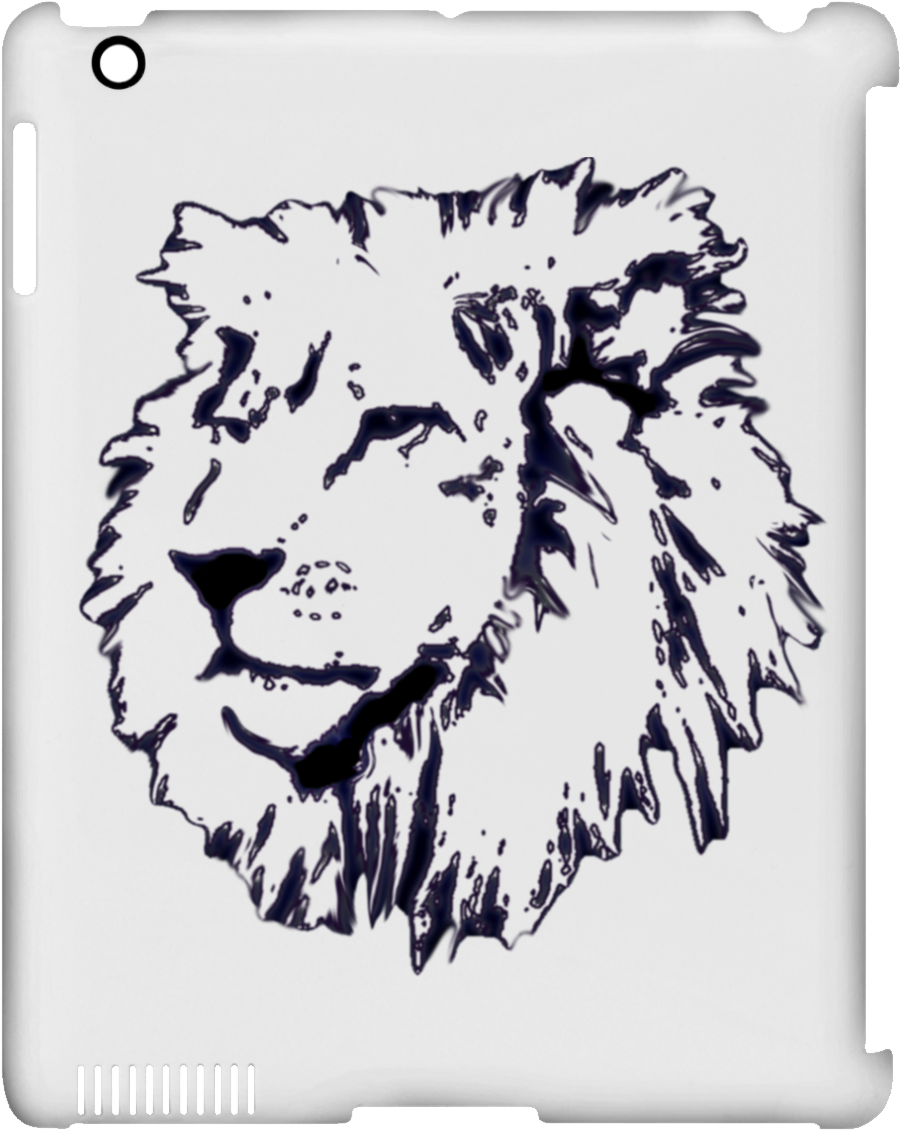Sepia Drawing Lion Clip Library - Water Bottle Outline (1155x1155), Png Download