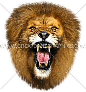 Roaring Lion - Roar Lion Head Png (336x385), Png Download