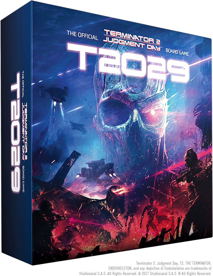 T2029 Box Terminator 2 Board Game - Board Game (885x1156), Png Download
