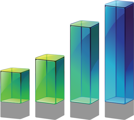 Information Technology Increases Revenue, Trackpoint - Increase Bar Graph Png (453x400), Png Download