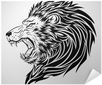 Lion Side Head Tattoos (400x400), Png Download