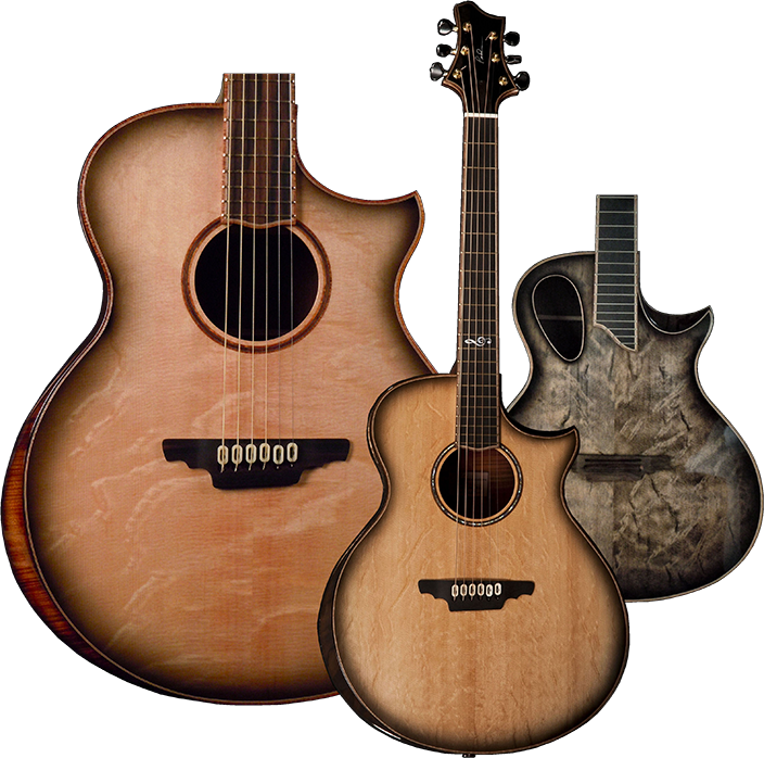 Custom High End Acoustic Guitars - Guitar (704x698), Png Download