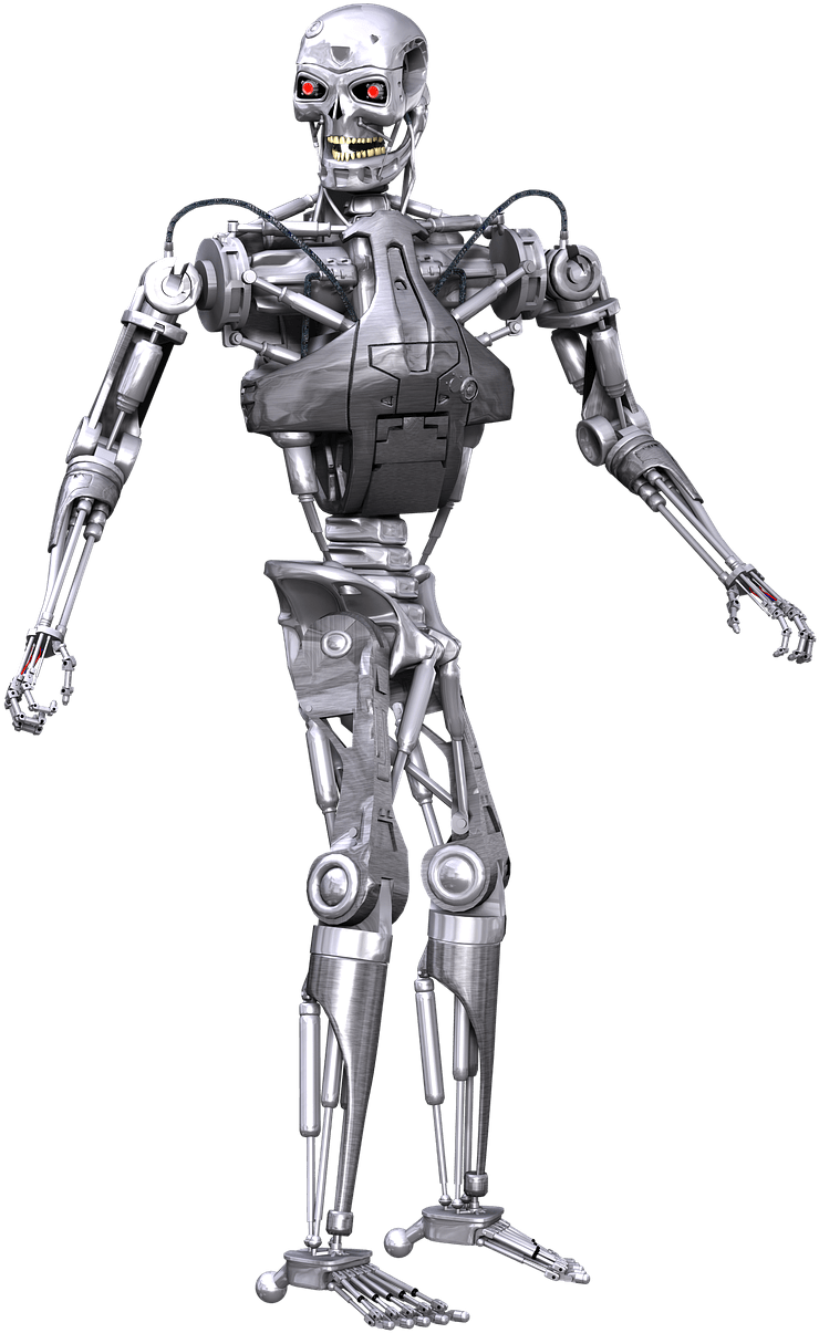 Banner Royalty Free Library Robot Png Stickpng Download - Futuristic Robot Png (949x1280), Png Download