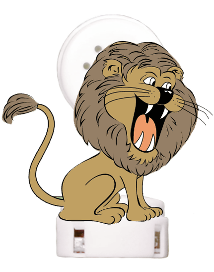 Blue Lion (498x574), Png Download