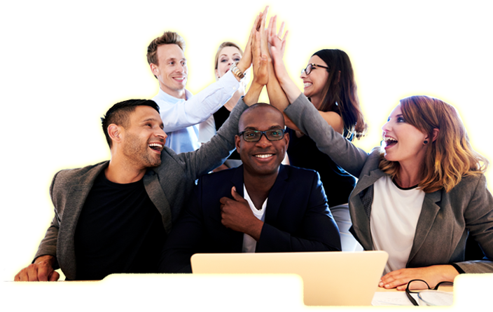 Office Escape - Office Team Png (704x445), Png Download