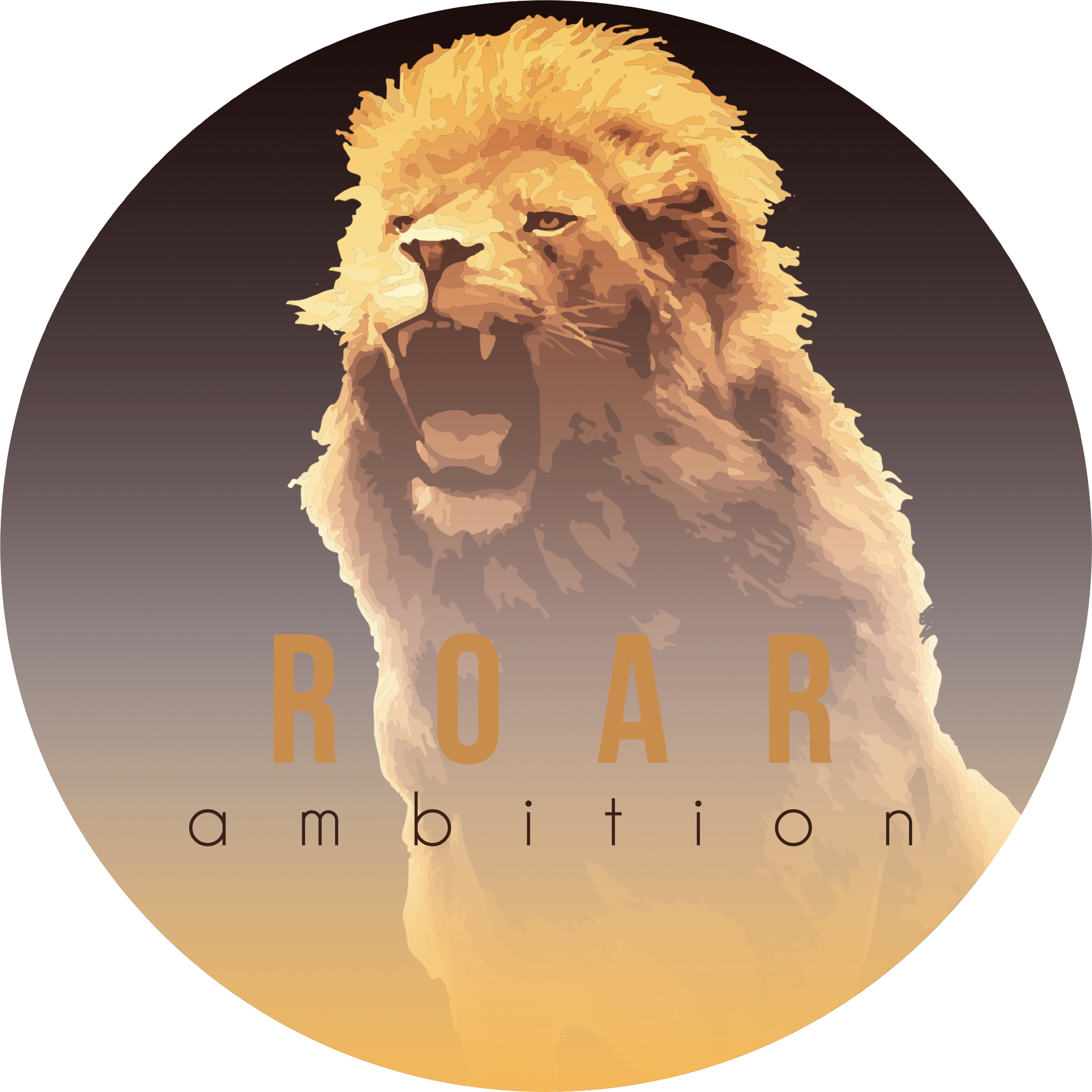 Roar Ambition - Simply Lions (3890x3890), Png Download