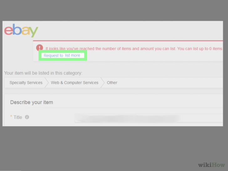 Image Titled Increase Your Ebay Selling Limit Step - Ebay Enterprise (728x546), Png Download