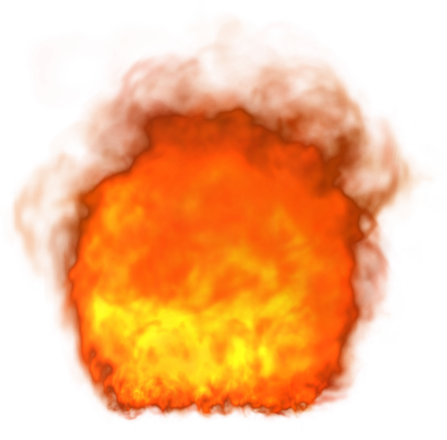 Explosion Png - Orange Explosion Transparent Background (900x884), Png Download