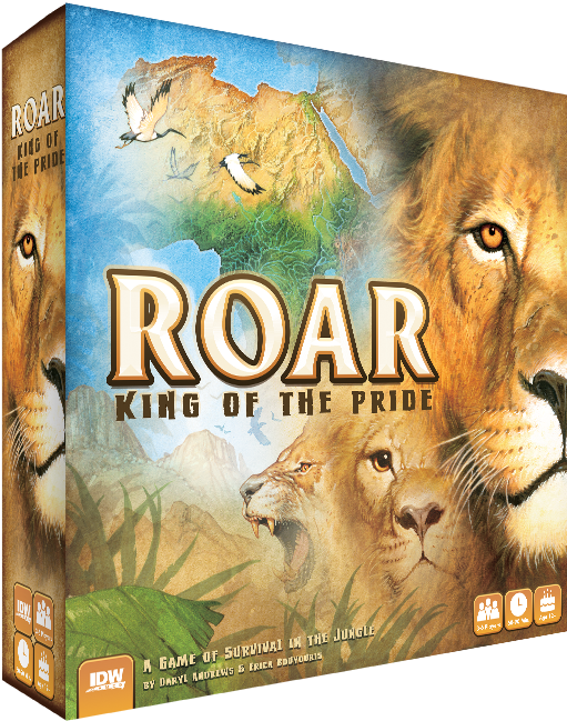King Of The Pride Is A New Board Game From Idw Games, - Roar King Of The Pride (500x500), Png Download