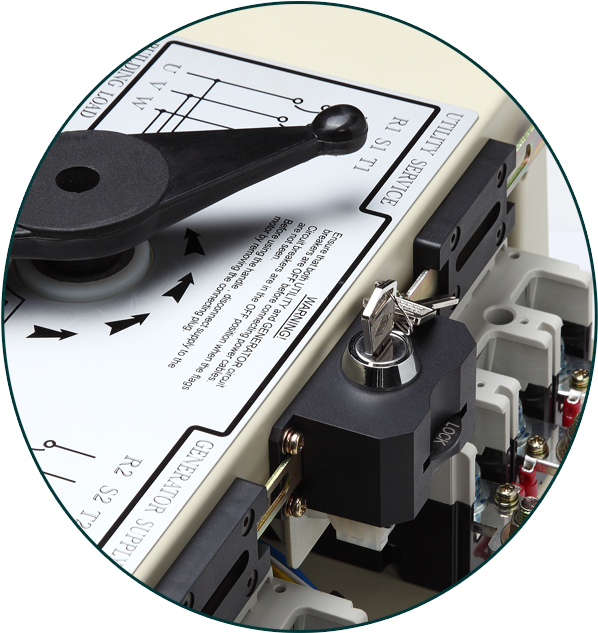 Bts225 Transfer Switch Mechanical Lock And Key - Microscope (600x640), Png Download