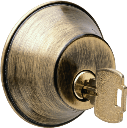 Key In Lock - Lock And Key (880x452), Png Download