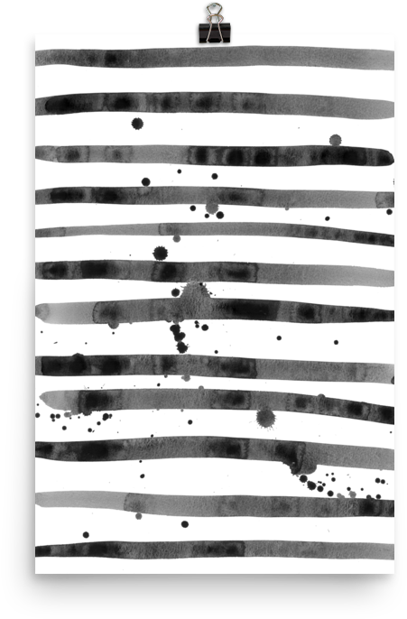 Watercolor Swashes Art Print - Firearm (1000x1000), Png Download