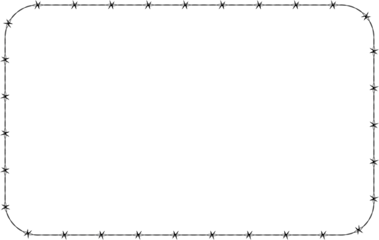 Point Line Art Angle Fence - Barbed Wire (536x340), Png Download
