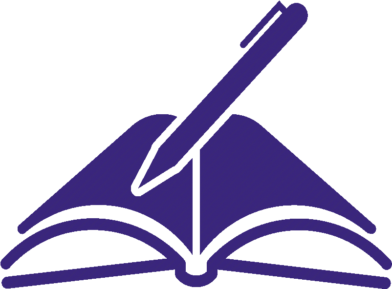 Pen Clipart Open Book - Book And Pen Logo (1000x1000), Png Download