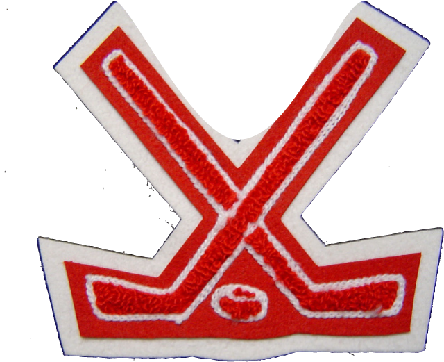 Crossed Hockey Sticks W/puck - Lacrosse Stick (1000x1000), Png Download