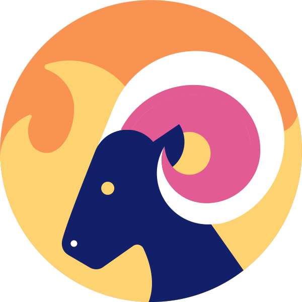 Aries Zodiac Sign - Aries Sign (600x600), Png Download