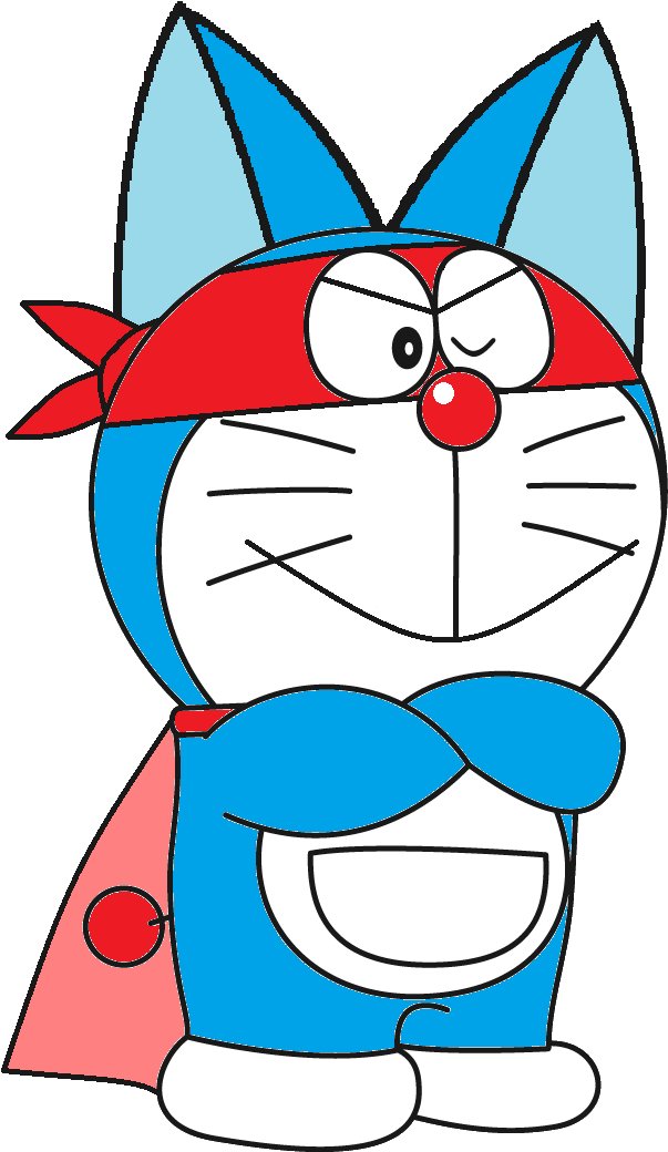 Doraemon Transparent Character Clip Art Black And White - Doraemon (644x1060), Png Download