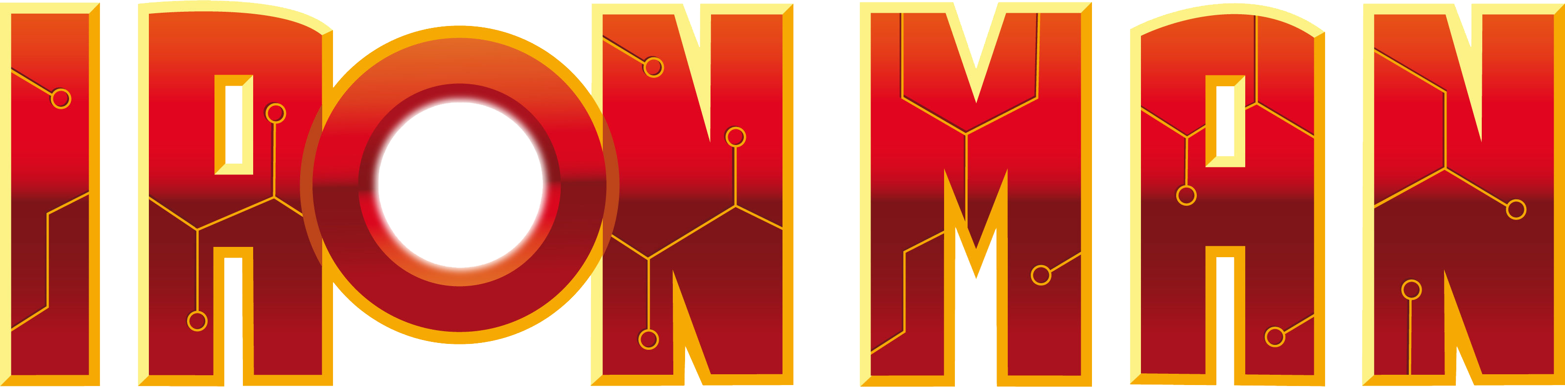 Ironman Logo Png - Iron Man Logo Png (3196x790), Png Download