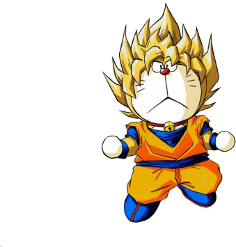 Television & Film » Thread - Doraemon Dragon Ball Z (496x372), Png Download