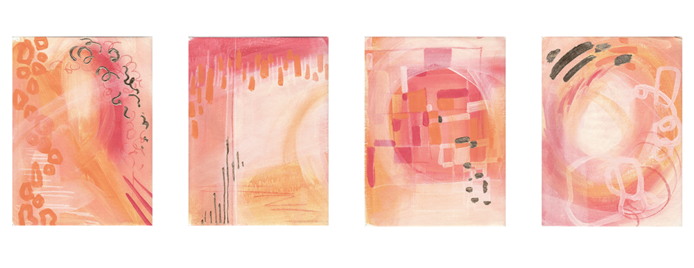 Four Minis - Painting (1000x562), Png Download