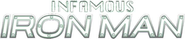 Infamous Iron Man - Graphics (600x257), Png Download