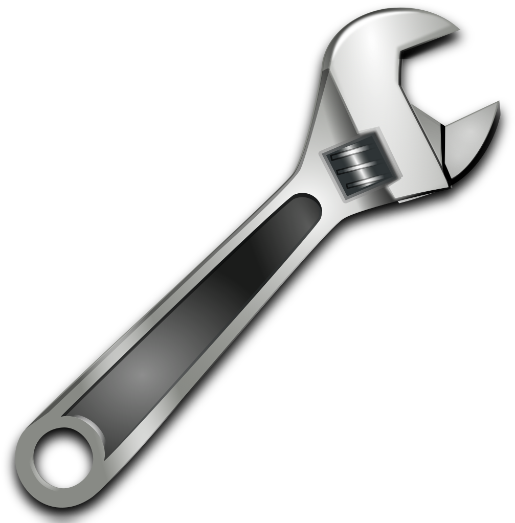 Adjustable Spanner Spanners Clip Art Screwdriver - Wrench Clipart Png (1024x1024), Png Download