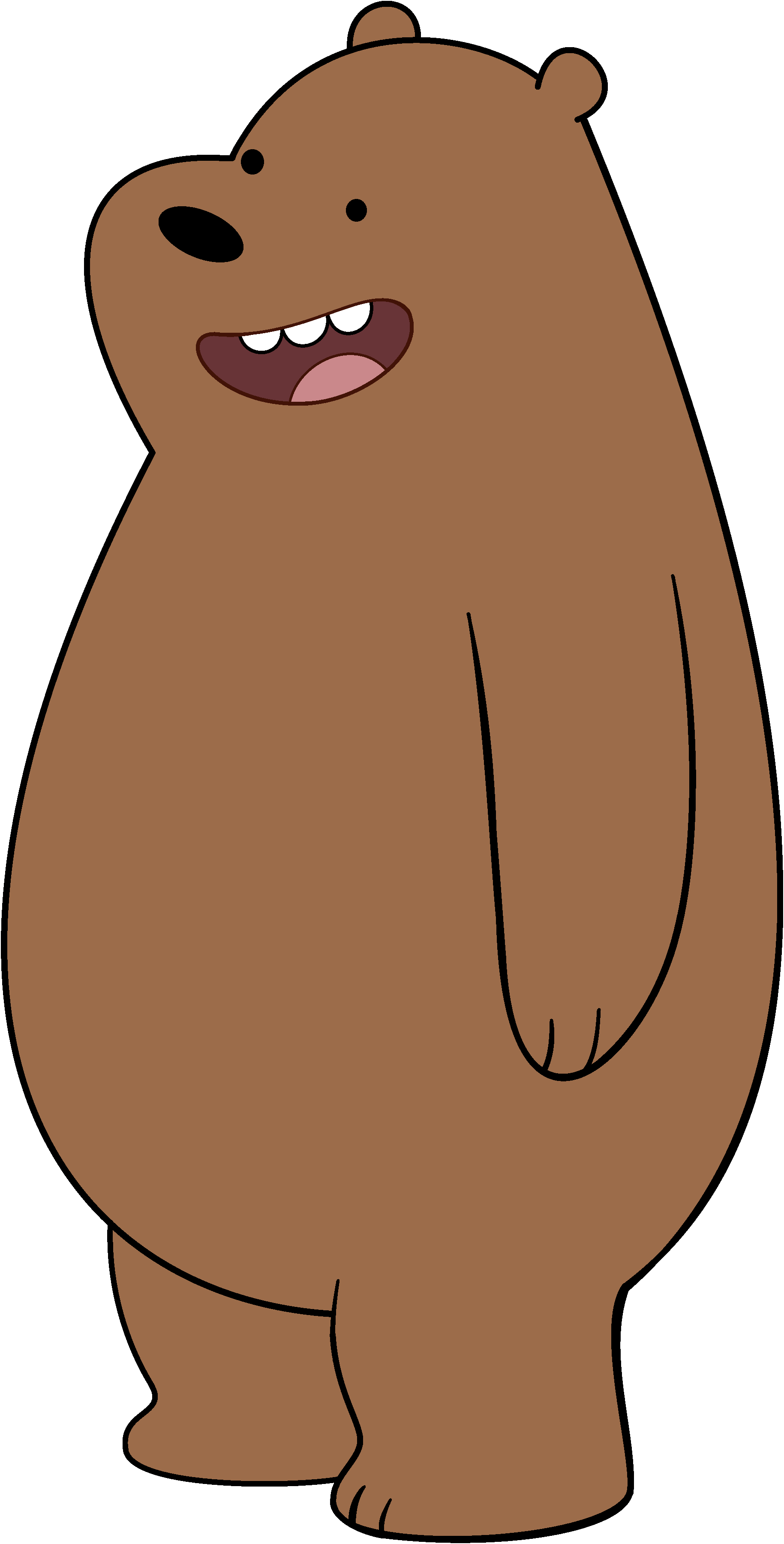 Grizzly Bear Clipart Character - We Bear Bears Grizzly (960x720), Png Download