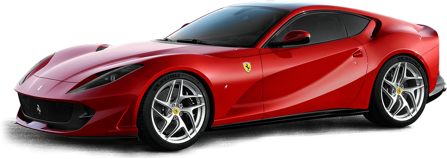 فيراري 812 سوبر فاست 2018 - Ferrari 812 Superfast In 1:18 Scale (1439x511), Png Download